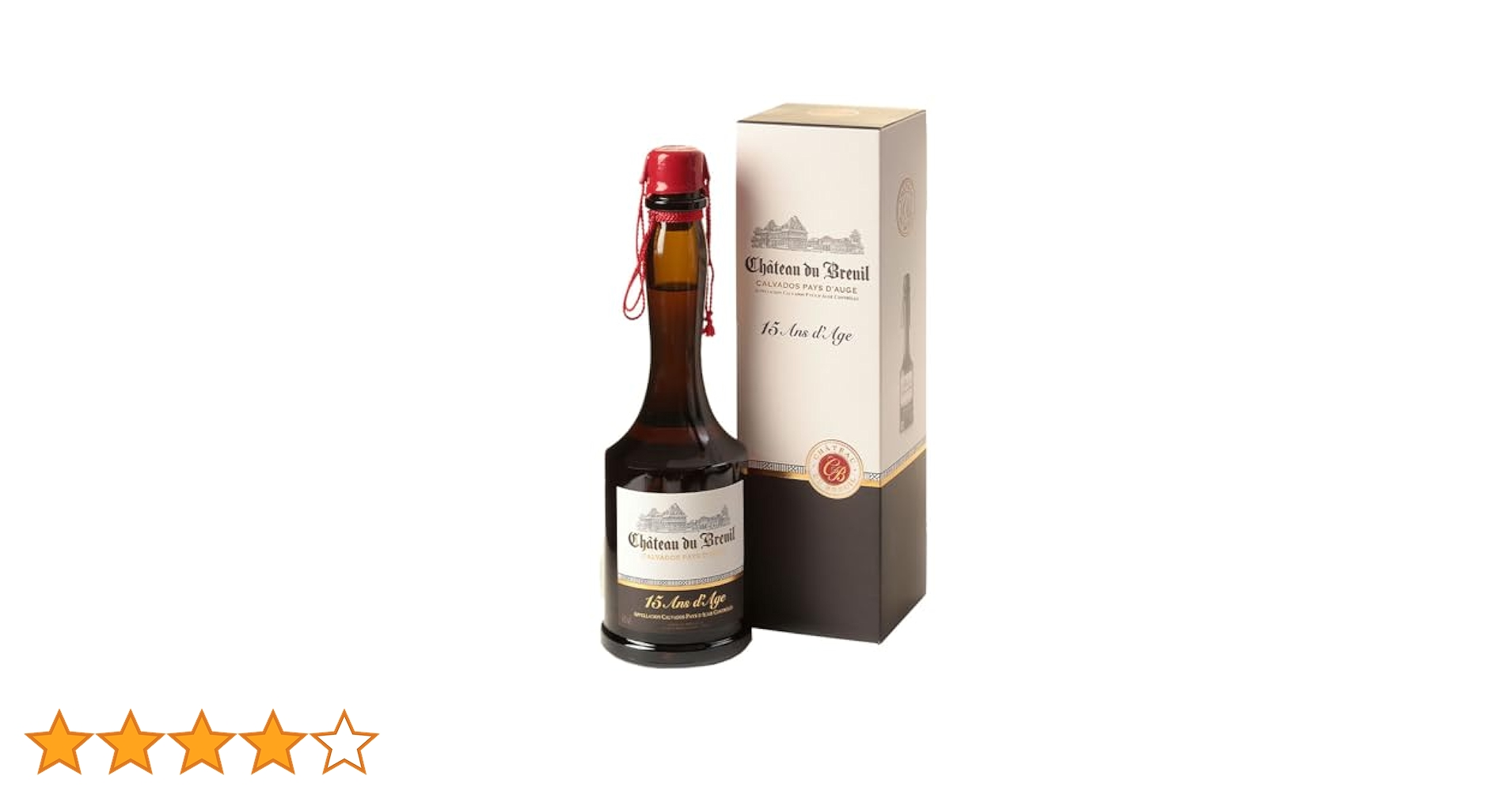 未開封★ブランデー　シャトード ブルイユ 15年 カルバドス 700ml シャトー ド ブルイユ 15年 700ml カルヴァドス ブランデー 41度